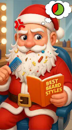 Christmas Santa Beard Shave Image