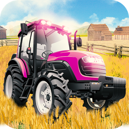 Tractor Farming 3D Harvest Image