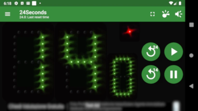 24 Seconds — Shot Clock Timer screenshot