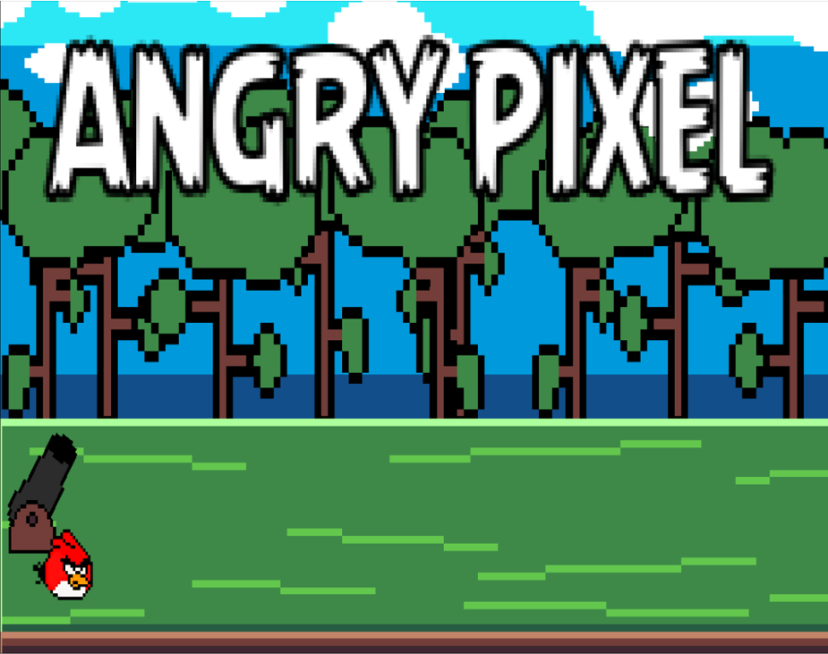 Games like Angry birds pixel art