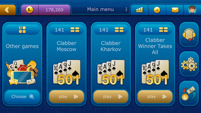 Clabber LiveGames online Image