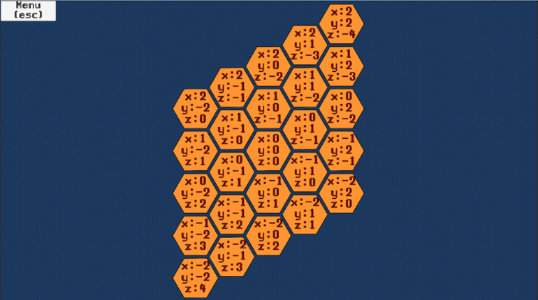 Hexagonal Board - Unity screenshot