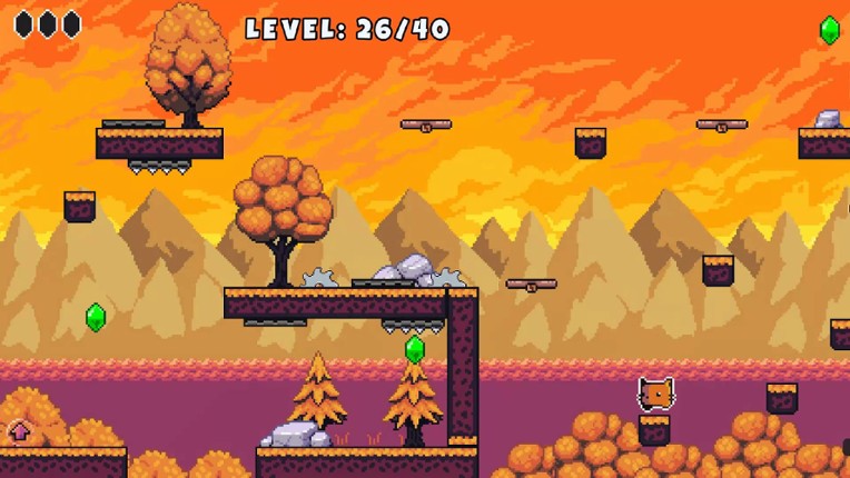 Meow and the Diamond Jump screenshot