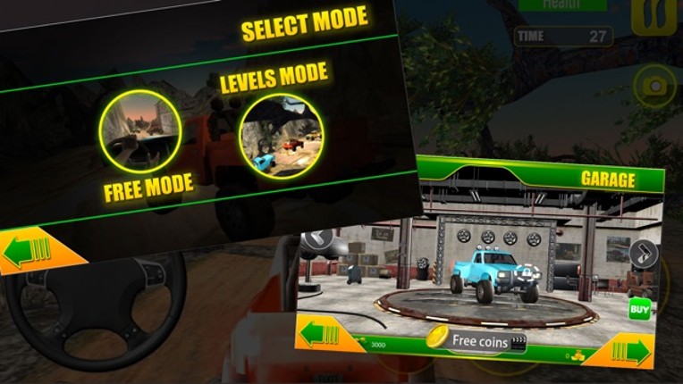 Mountain Drive Pickup Driving Sim 3D screenshot