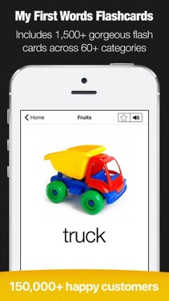 My First 1,000 Words - Flashcards and Kids Games screenshot