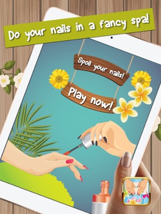 Nail Polish Games For Girls – Cute Manicure Design Idea.s and Beauty Salon Make-Over Free Image