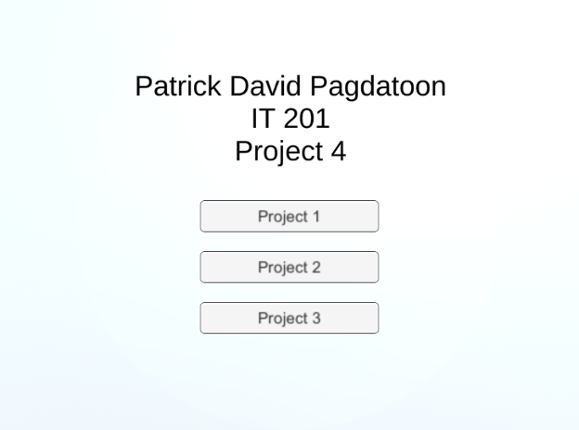 Patrick Pagfdatoon IT201 Project 4 Game Cover