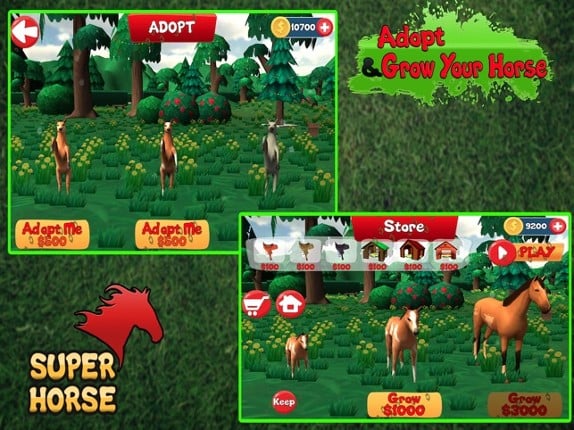 Super Horse 3D Image