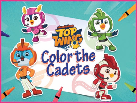 Top Wing: Color the Cadets Image