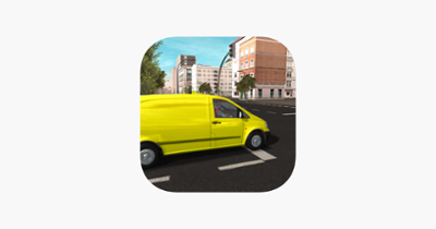 3D Postal Service - Postman Delivery Truck Driver Image