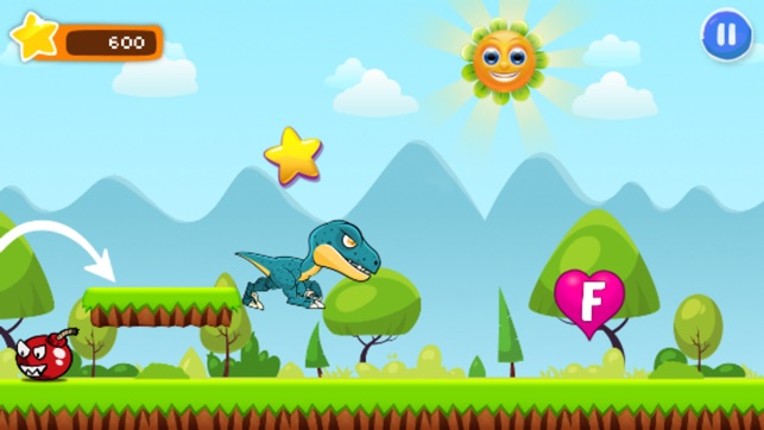 ABC Dinosaur Runner For Kids Alphabet Learning screenshot