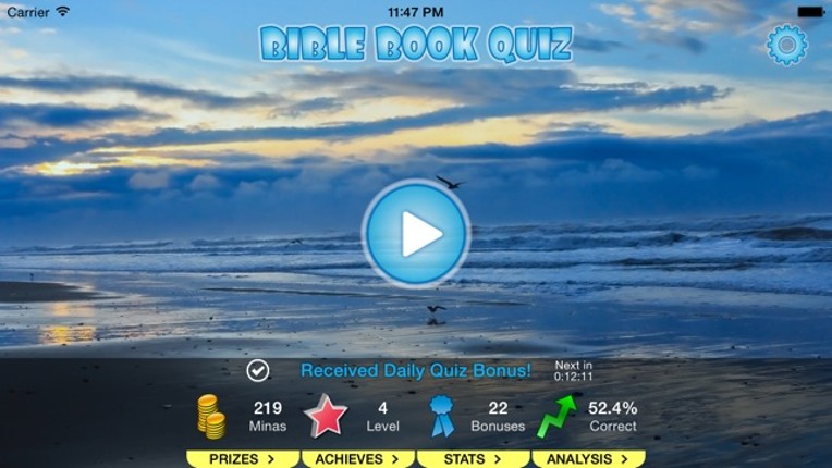 Bible Book Quiz - Christian Bible Game & Study Aid screenshot
