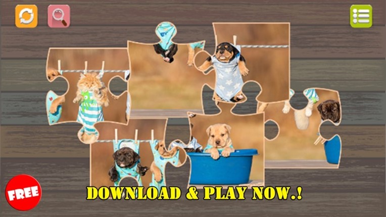 Cats And Dogs Jigsaw Puzzles Pet Games For Kids screenshot