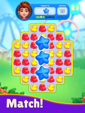 Funtown - Theme Park Match 3 screenshot