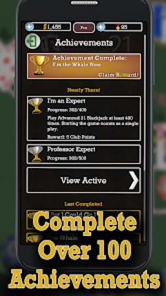 Advanced 21 Blackjack screenshot