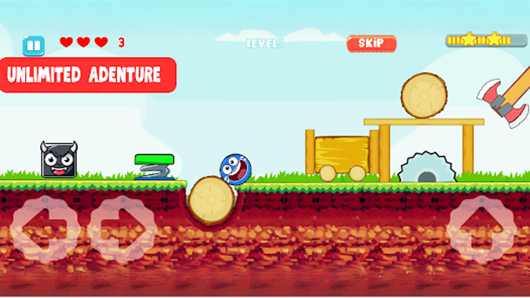 Ball V - Red Bounce Ball 5 screenshot