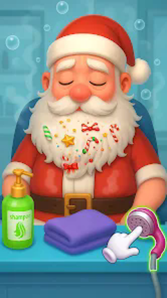 Christmas Santa Beard Shave Image