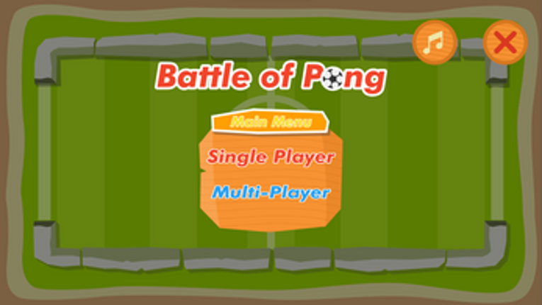 Game Pong 2D screenshot