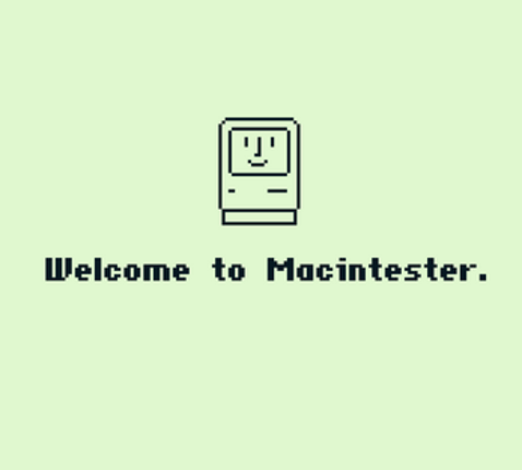 Welcome to Macintester screenshot