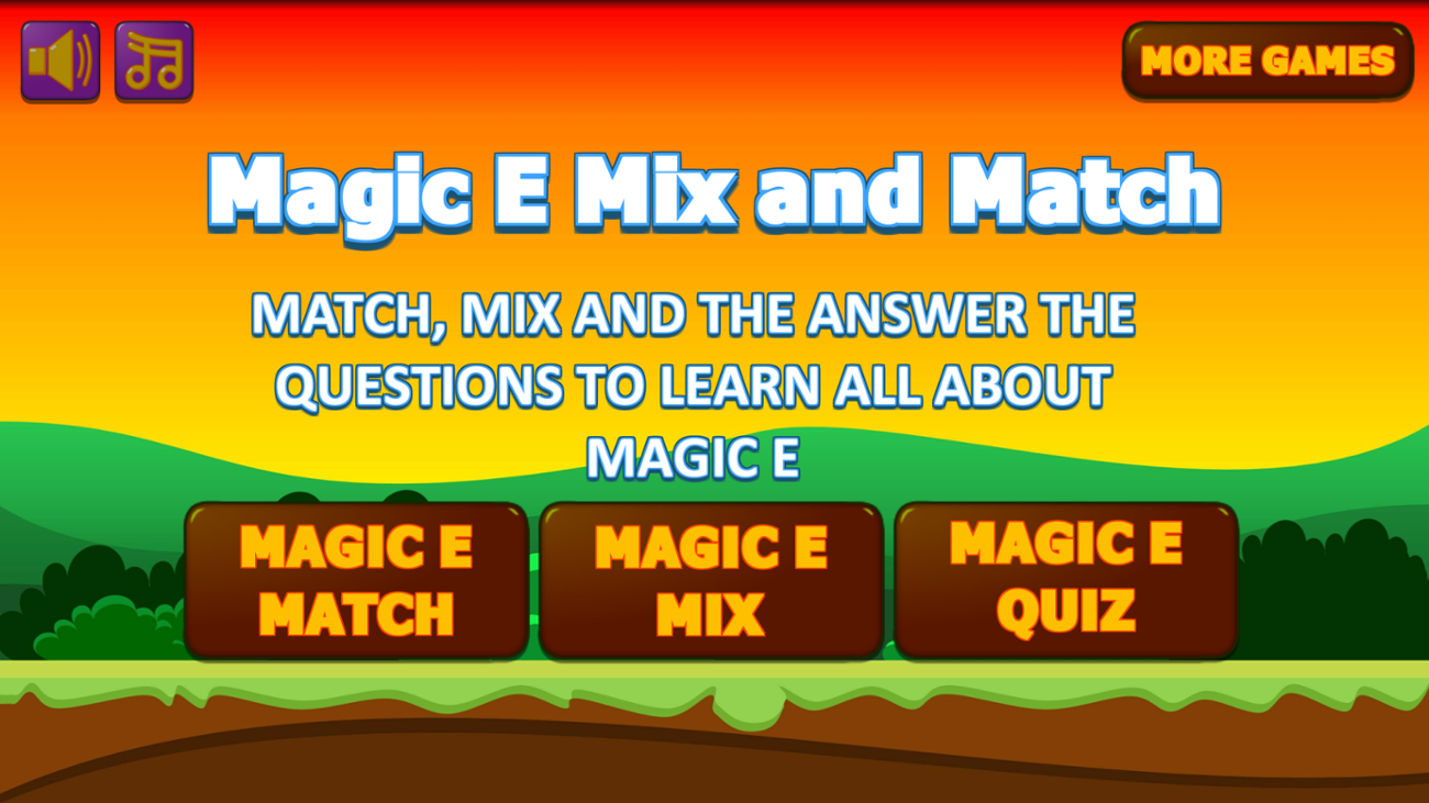 Games like Silent / Magic E Mix and Match Game - Learning to Read