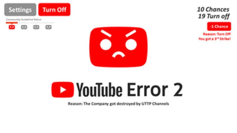 YouTube Error 2 - The Errors & OS Games Image