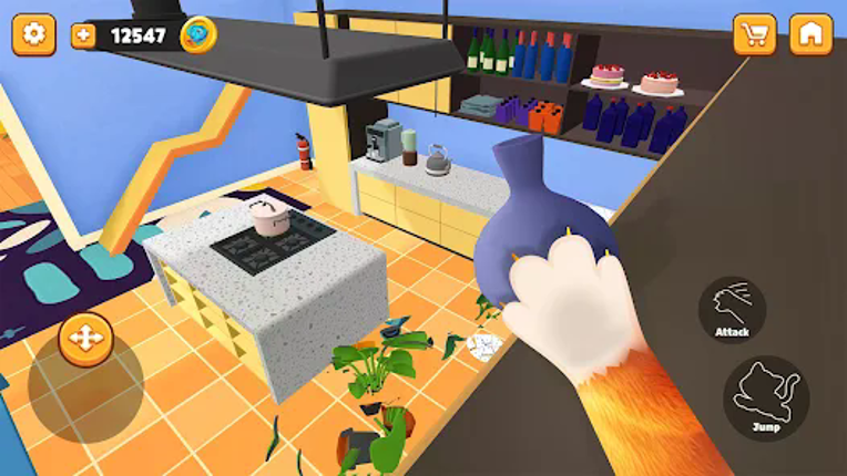 Naughty Cat: Virtual Cat Chaos Image