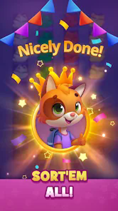 Kitty Sort: Twisted Tails screenshot