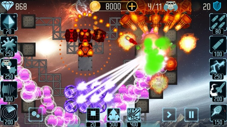 Infinite Galaxy Tower Defense War of Heroes screenshot