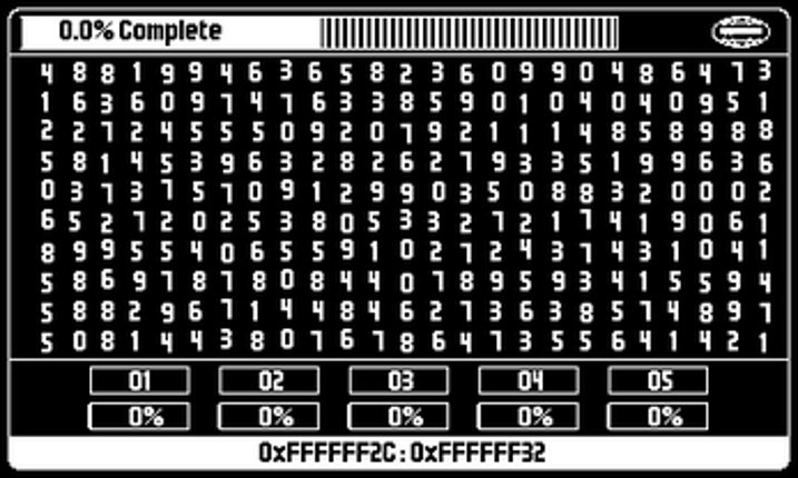 Macrodata Refinement terminal (playdate) Image
