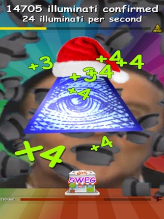 Meme Clicker - MLG Christmas screenshot