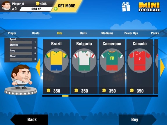 Mini Football Head Soccer screenshot