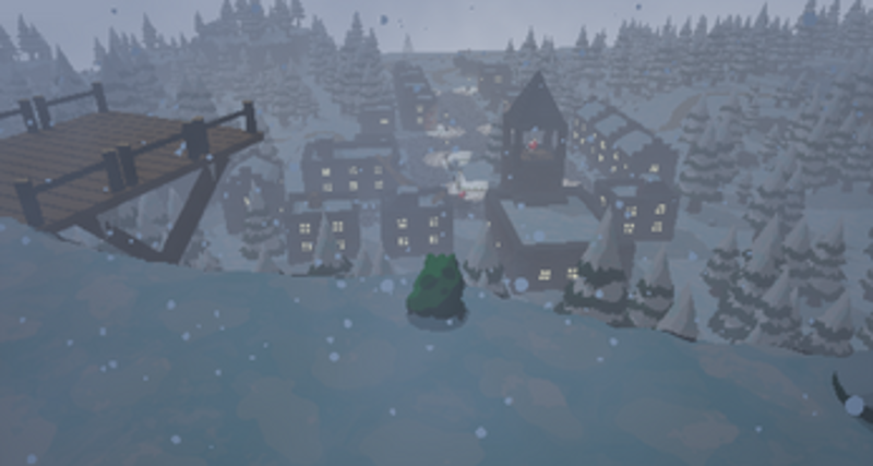 Mr. Frog's Winter Adventure! screenshot