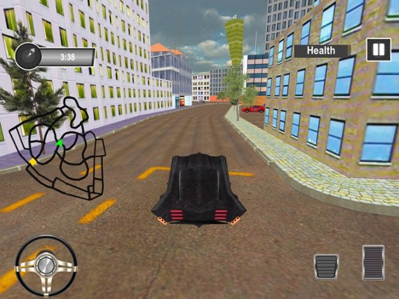Real Bat Car Driving Simulator – Fast Race on Road Image
