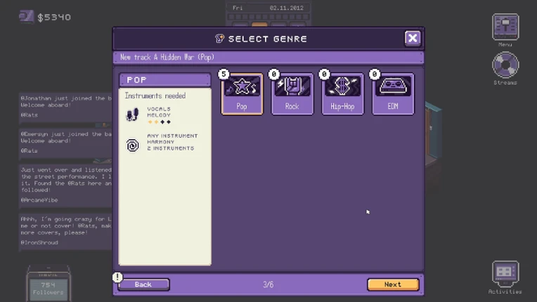 Tunebound screenshot