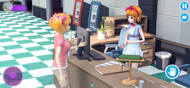 Anime High School Teacher 3D screenshot