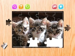 Cat Jigsaw Puzzles Game Animals for Adults Image