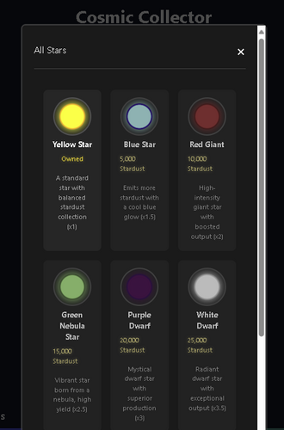 Cosmic Collector Image