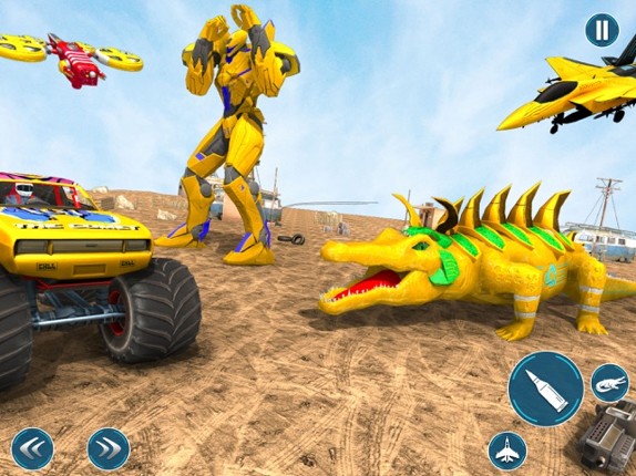 Crocodile Robot War Fighter screenshot