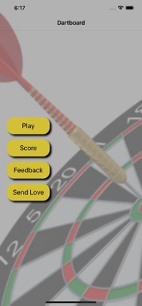 Dartboard - throw your dart 3D Image