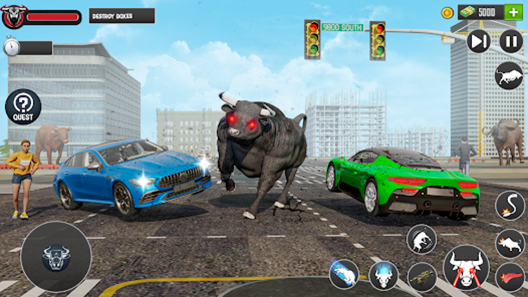 Scary Cow Wild Animal Rampage screenshot