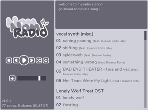 NomnomRadio screenshot