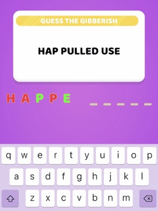 Guess The Words! screenshot