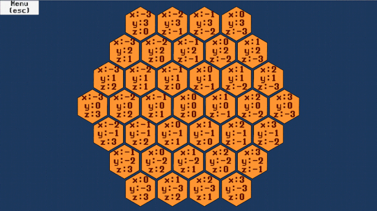 Hexagonal Board - Unity screenshot