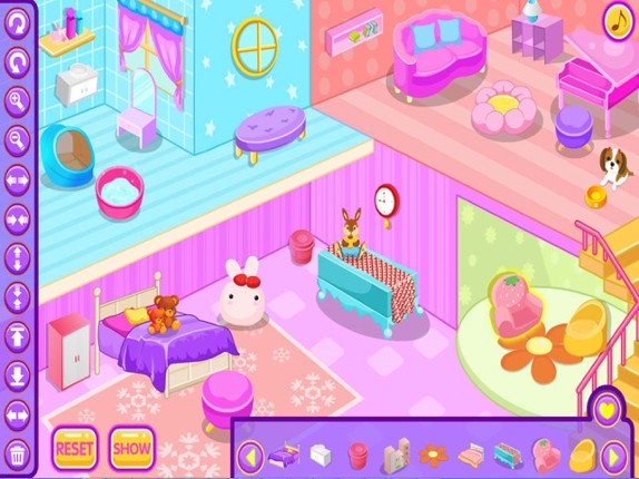 Interior home decoration game screenshot