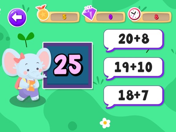 Math Game 1st 2nd Grade screenshot