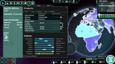 Spinnortality | cyberpunk management sim Image