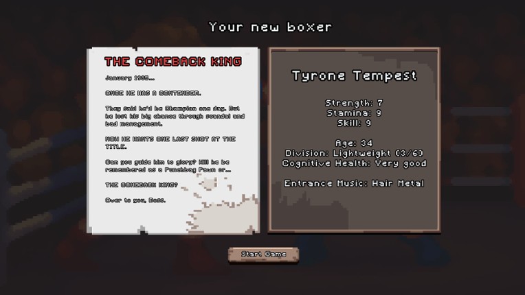 The Comeback King screenshot