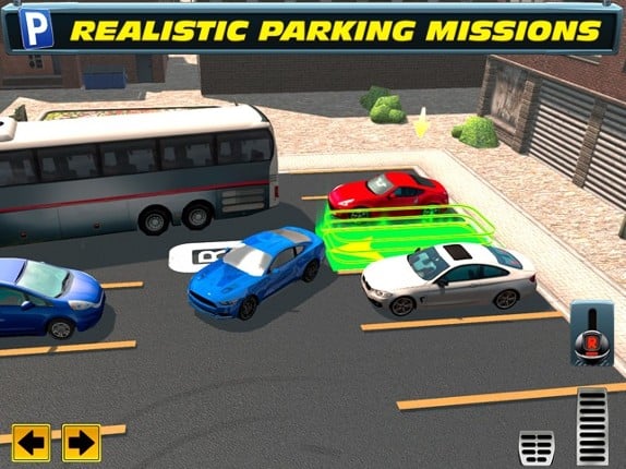 Trailer Truck Parking with Real City Traffic Car Driving Sim Image