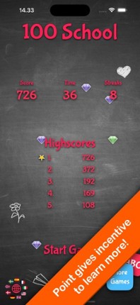 100 School (multilingual) Image