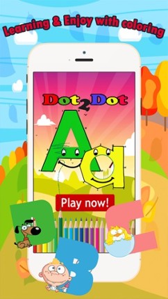 ABC Coloring Book Dot To Dot For Kids And Toddlers screenshot